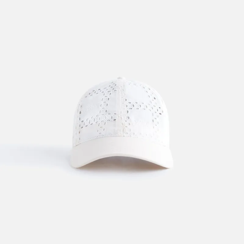 Kith Women Broderie Logo Cap - Nano sold by Kith