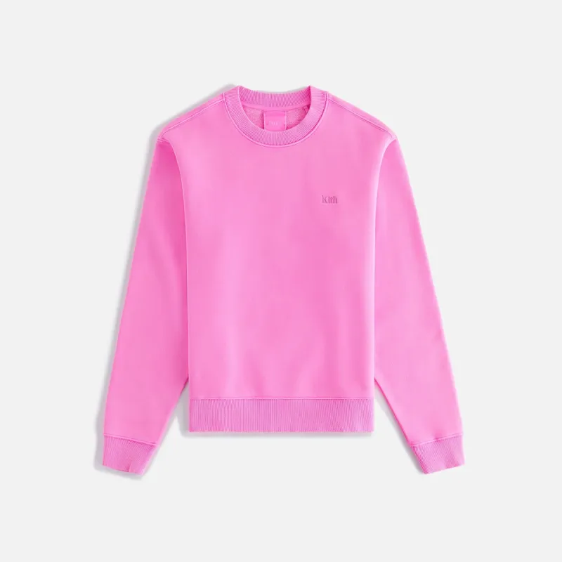 Kith Women Asher Crewneck - Ultra Pink sold by Kith