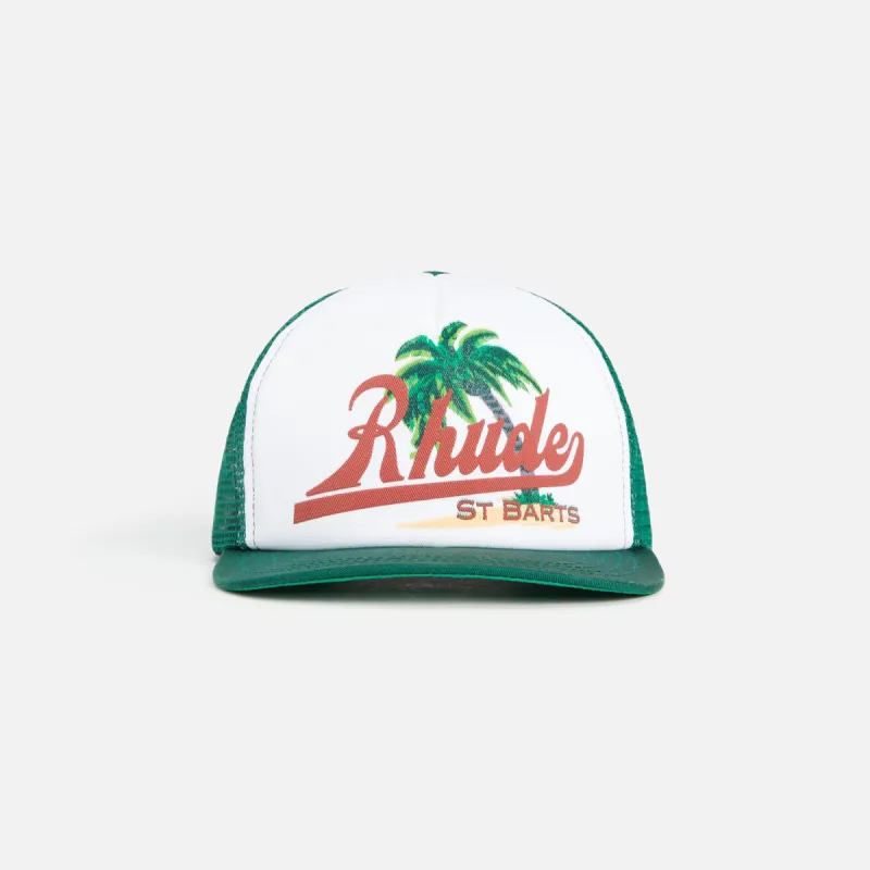 Rhude Palms Cap - Green made by Rhude