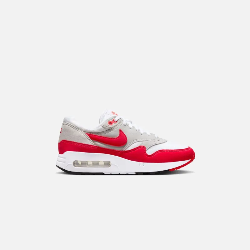 Nike WMNS Air Max 1 `86 OG - White / University Red / Neutral Grey sold by Kith
