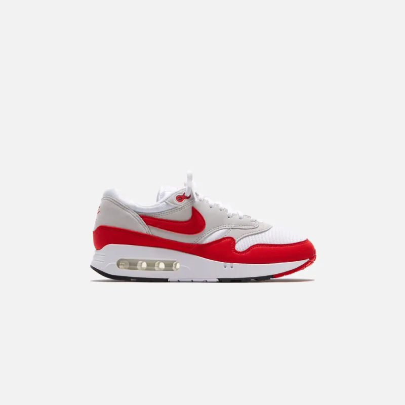 Nike Air Max 1 `86 OG - White / University Red / Neutral Grey sold by Kith