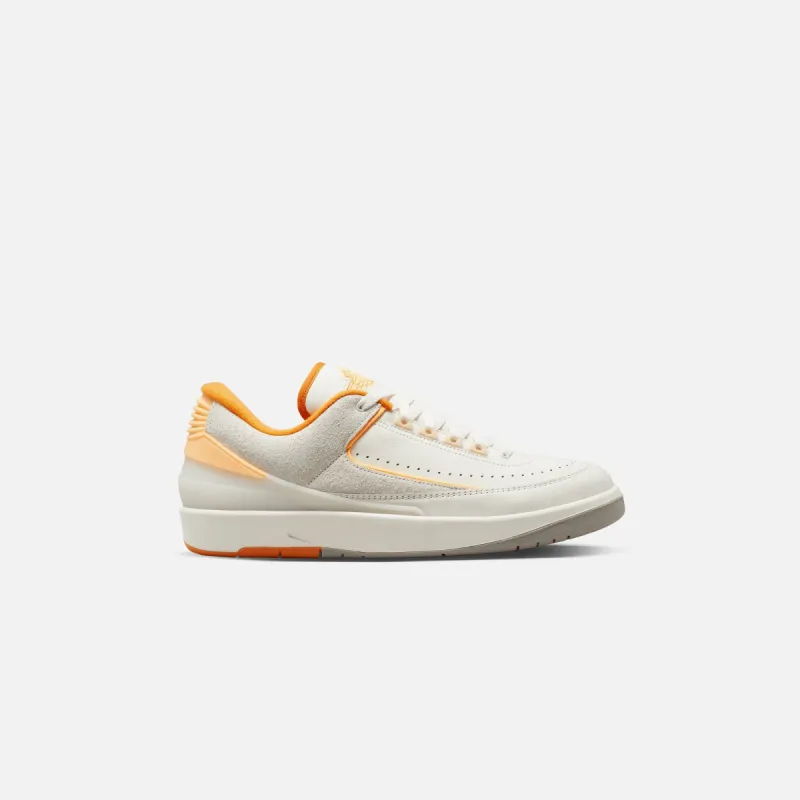 Nike Air Jordan 2 Retro Low - Sail / Melon Tint / Light Curry sold by Kith