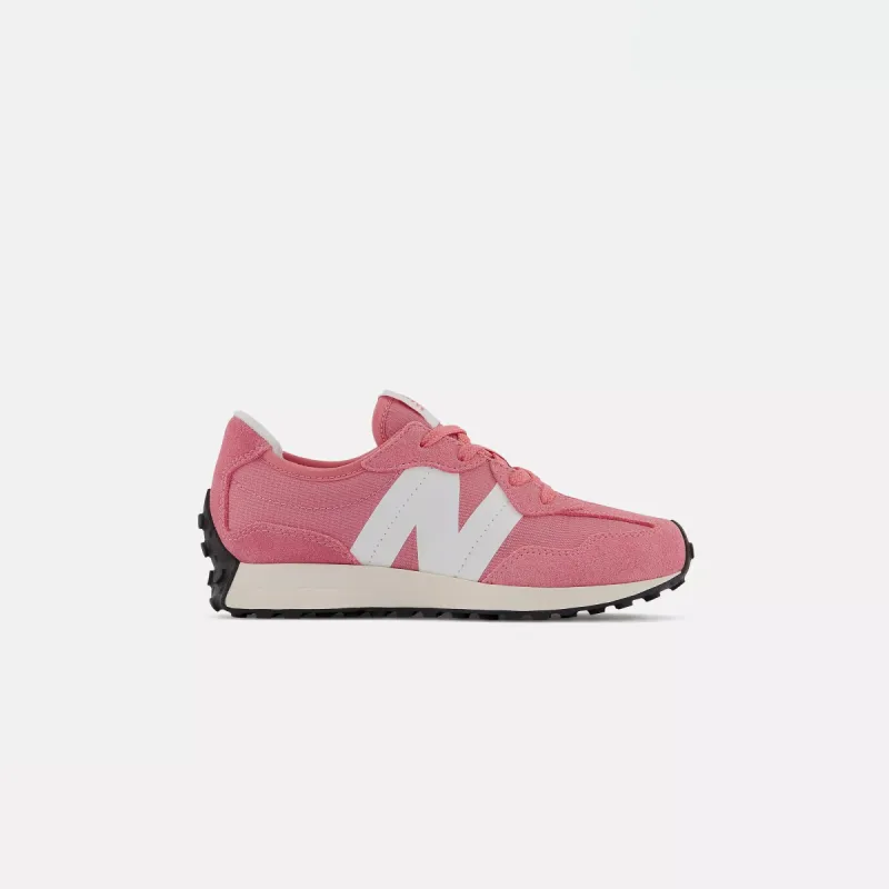 New Balance Pre-School 327 - Natural Pink / White sold by Kith