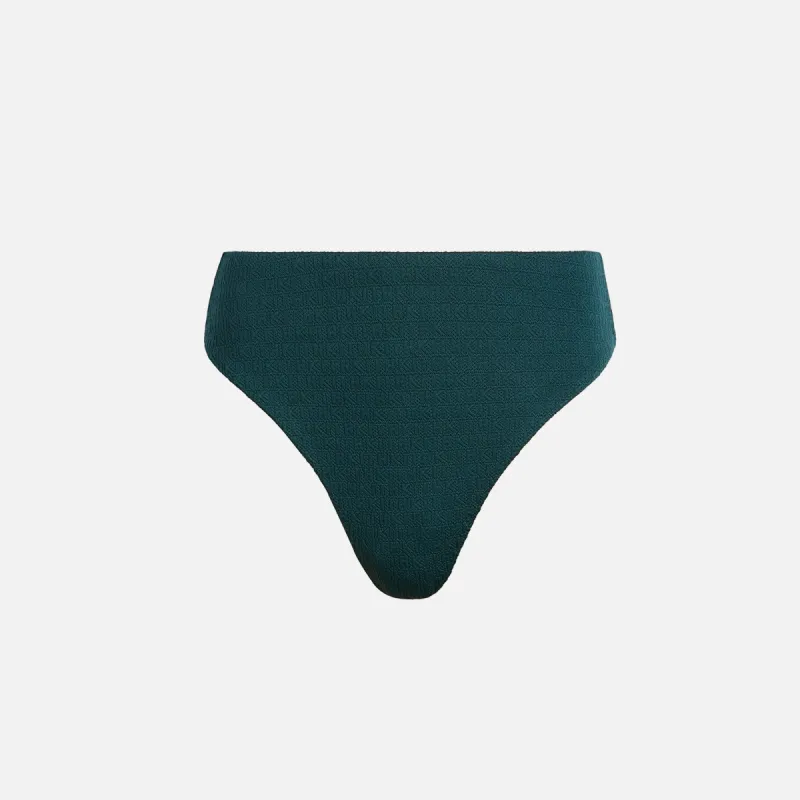 Kith Women Azure Logo High Waist Bottom - Serpentine sold by Kith