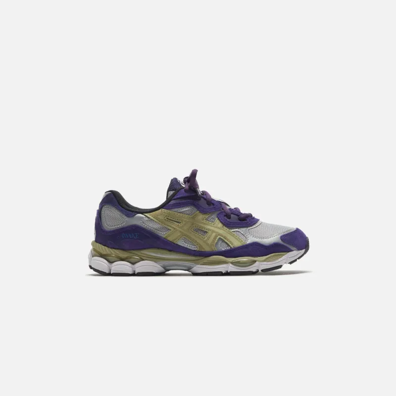 Asics x AWAKE NY Gel-NYC - Pure Silver / Gothic Grape sold by Kith