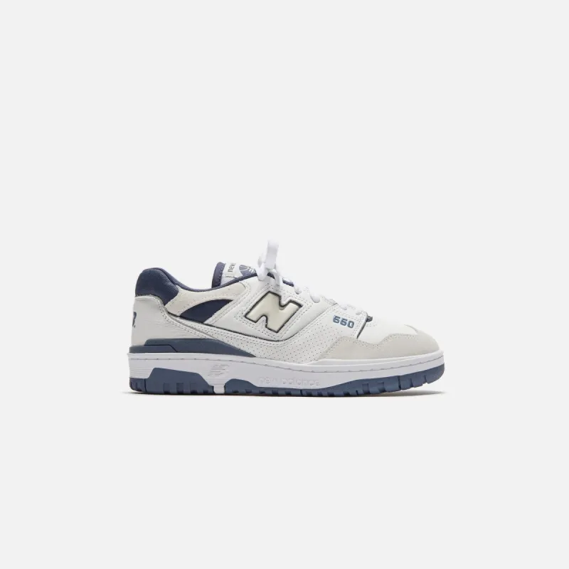 New Balance 550 - White / Vintage Indigo sold by Kith
