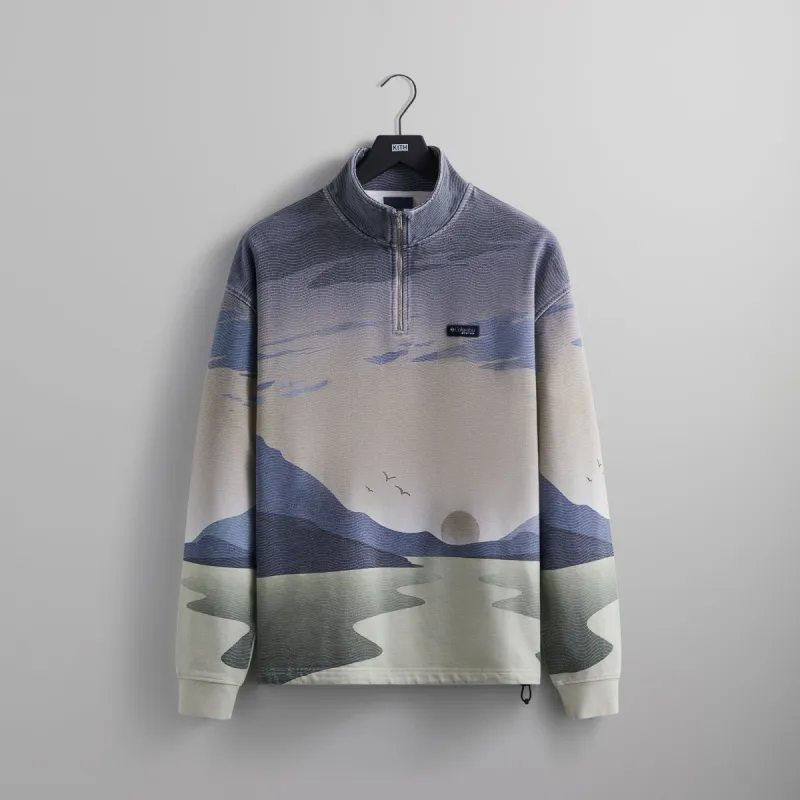 Kith for Columbia PFG Quarter Zip - Noctural sold by Kith