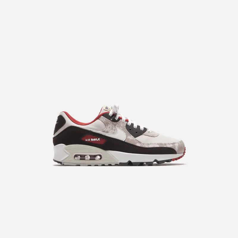 Nike Air Max 90 - Light Bone / Summit White / Khaki sold by Kith