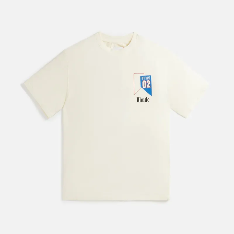 Rhude 02 Tee - Vintage White sold by Kith