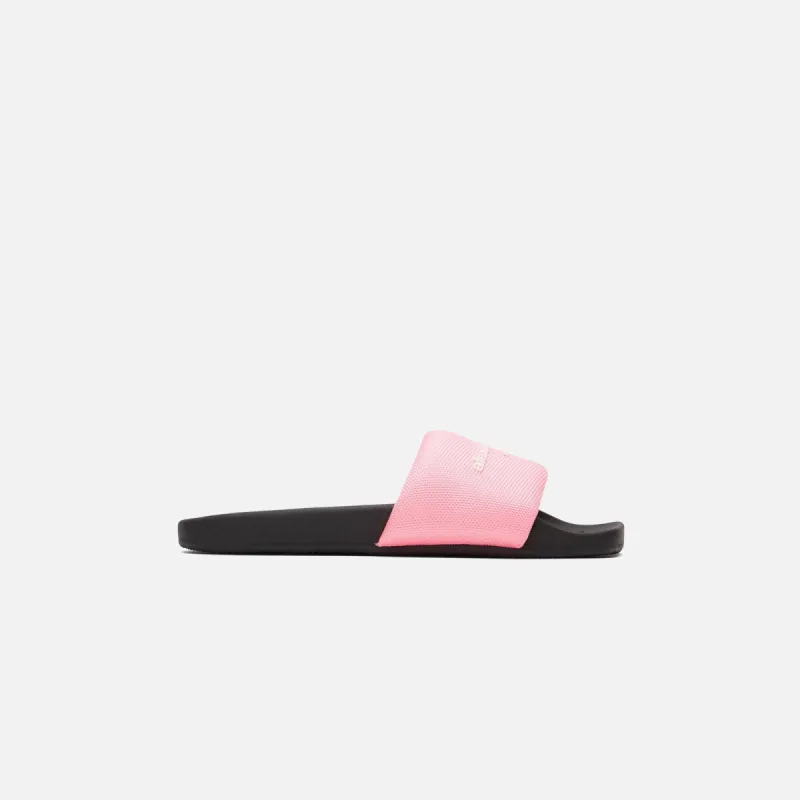 Alexander Wang Aw Pool Logo Print Slide - Bubblegum Pink / Black sold by Kith