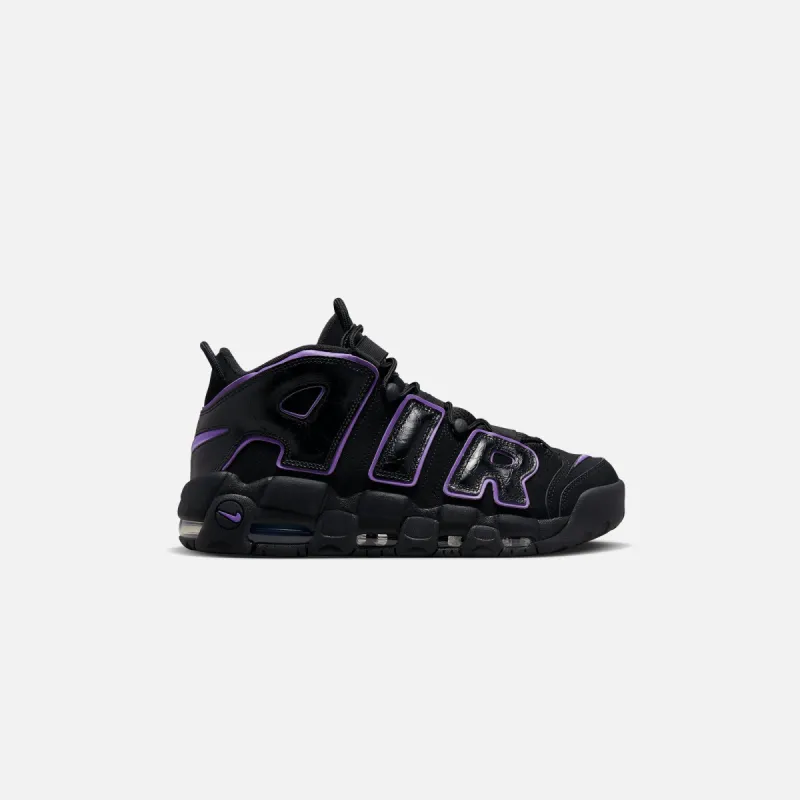 Nike Air More Uptempo 96 - Black / Metallic Gold / Action Grape sold by Kith