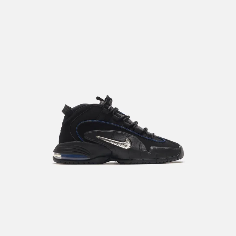 Nike Air Max Penny - Black / Metallic Silver / Varsity Royal sold by Kith