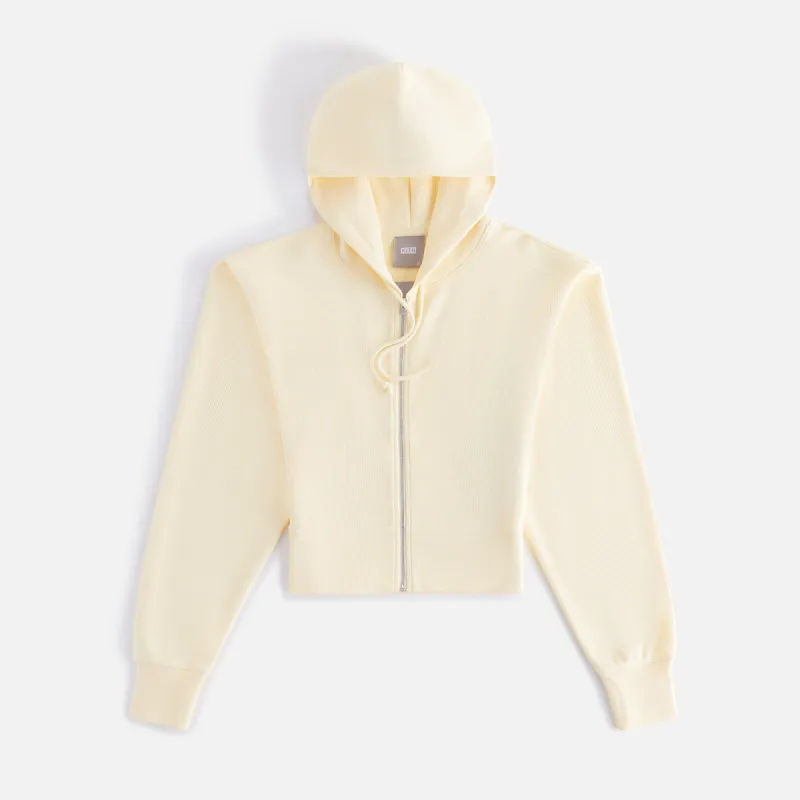 Kith Women Fallon Waffle Hoodie - Sunrise sold by Kith