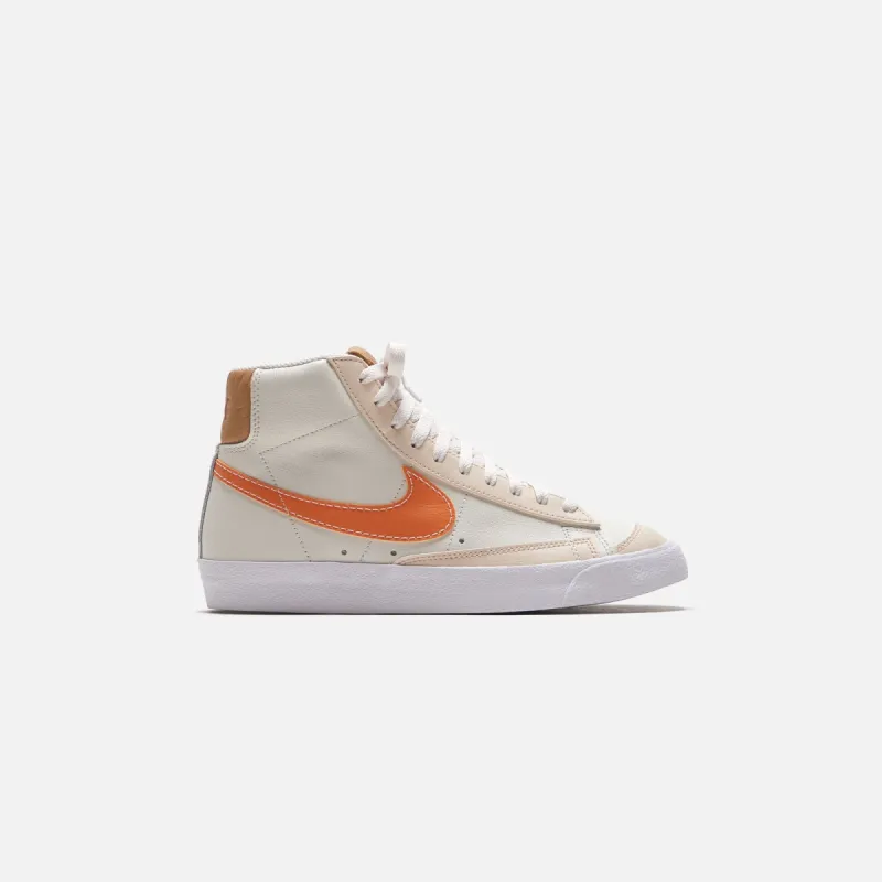 Nike Blazer `77 EMB - Phantom / Hot Curry / Pearl White sold by Kith