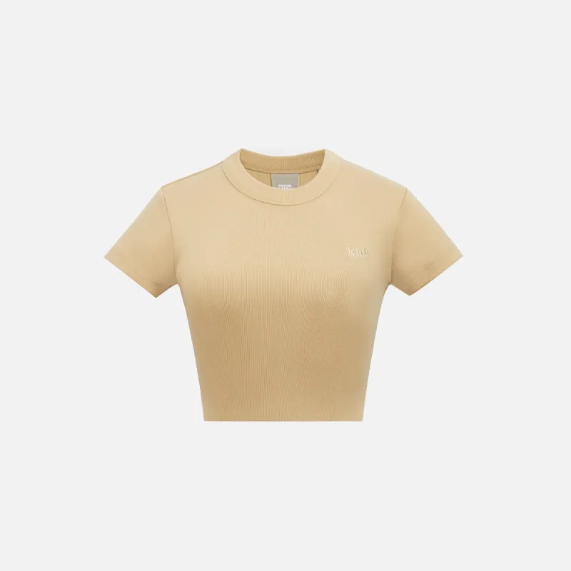 Kith Women Mulberry Sheer Monogram Tee - Canvas | Parallel