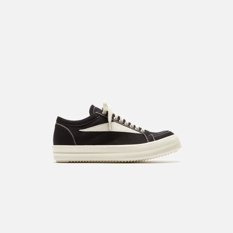 Rick Owens DRKSHDW Vintage Sneakers - Black / Milk / Milk sold by Kith