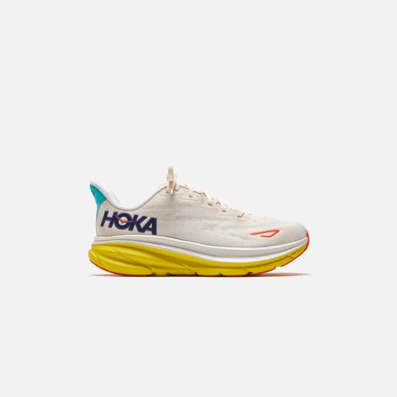Hoka M Clifton 9 - Eggnog / Passion Fruit sold by Kith