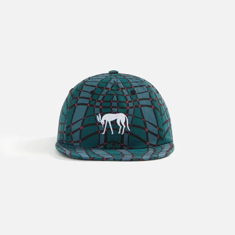 by Parra Squared Waves Pattern 6 Panel Hat - Multi sold by Kith