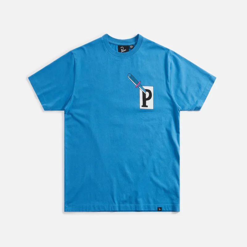 by Parra Fucking Fork Tee - Slate blue sold by Kith