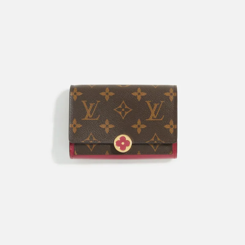 WGACA Louis Vuitton Monogram Flore Compact Wallet - Brown sold by Kith