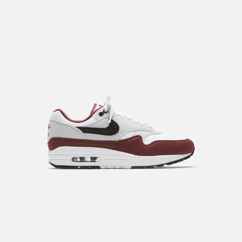 Nike Air Max 1 - White / Black / Dark Team Red sold by Kith