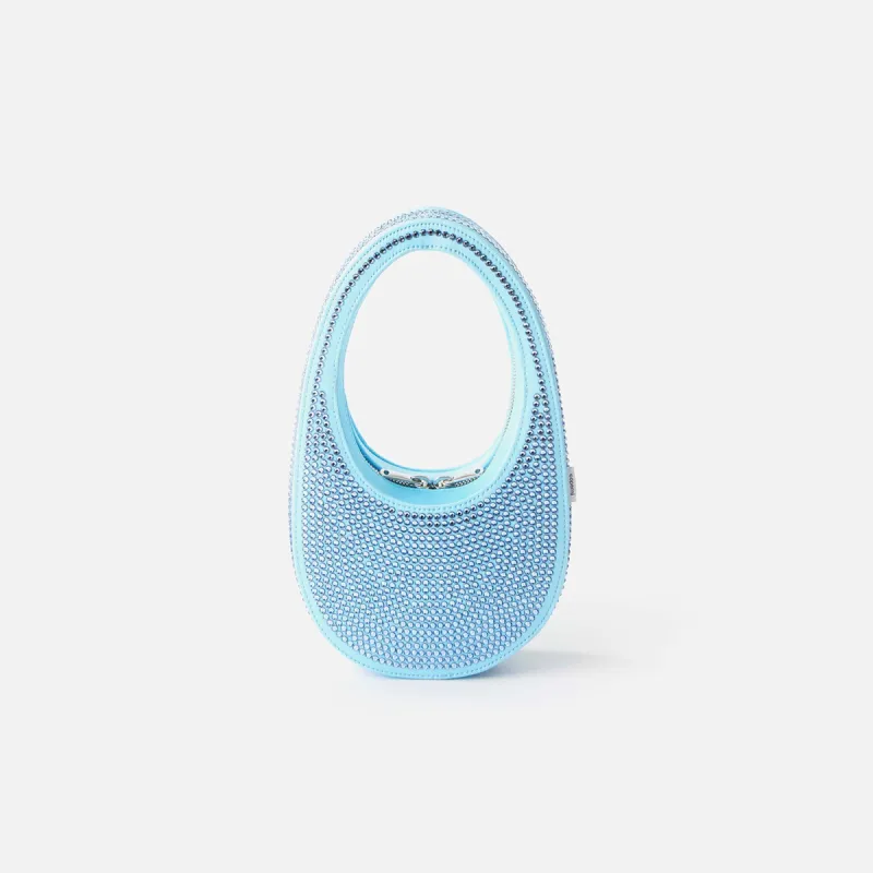 Coperni Crystal Embellished Mini Swipe Bag - Ice Blue sold by Kith
