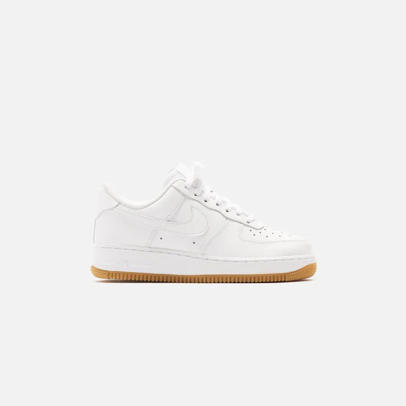 Nike Air Force 1 '07 LE - White / Gum / Light Brown sold by Kith