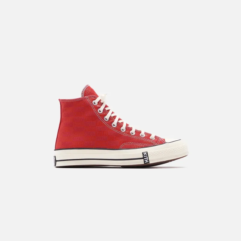 Kith x Converse Chuck Taylor All Star 1970 Classics - Salsa / Egret / Natural sold by Kith