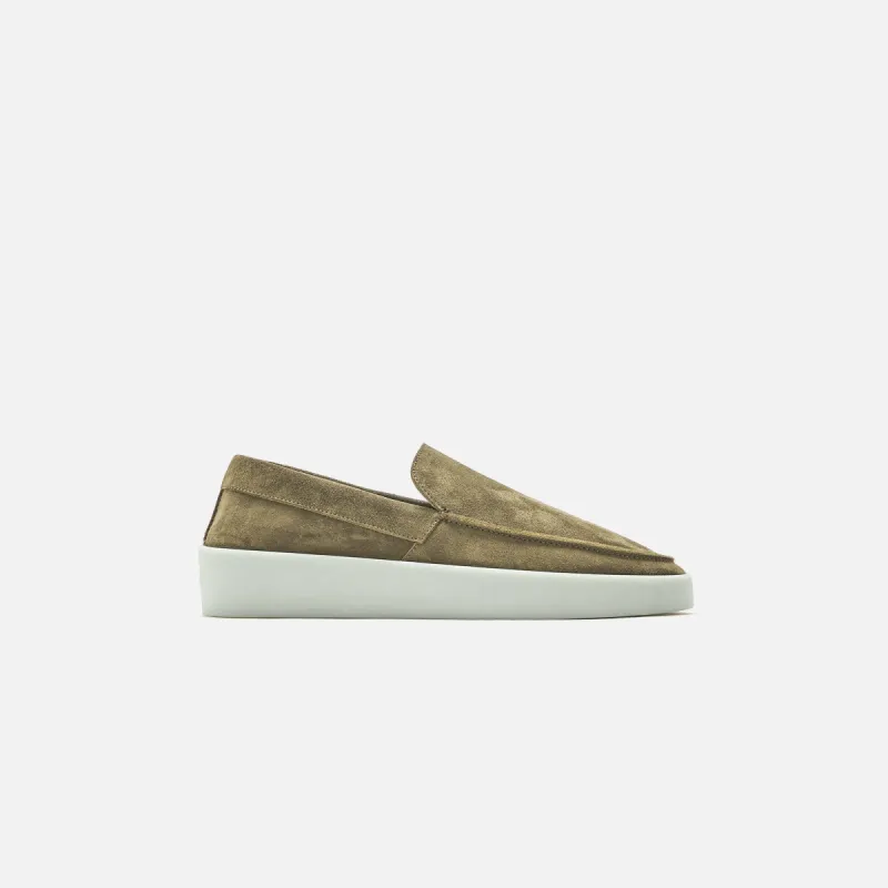 Fear Of God The Loafer Reverse Suede - Taupe sold by Kith
