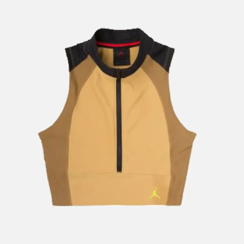 Nike W J Body Con Crop Top - Club Gold / Black sold by Kith