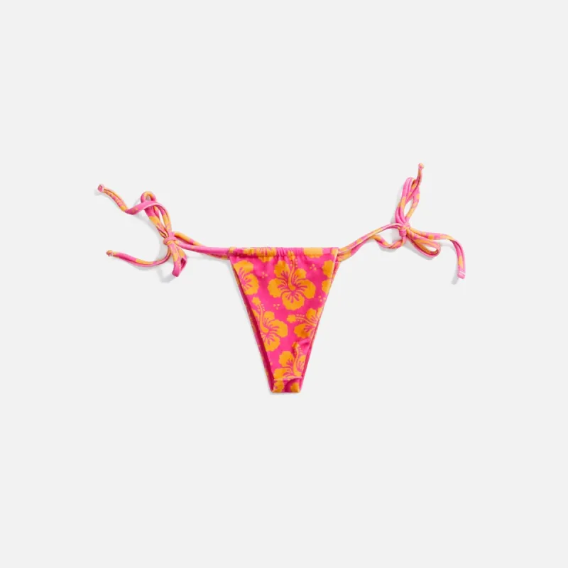 Frankies Tia Terry Bottom - Hibiscus Honey Print sold by Kith