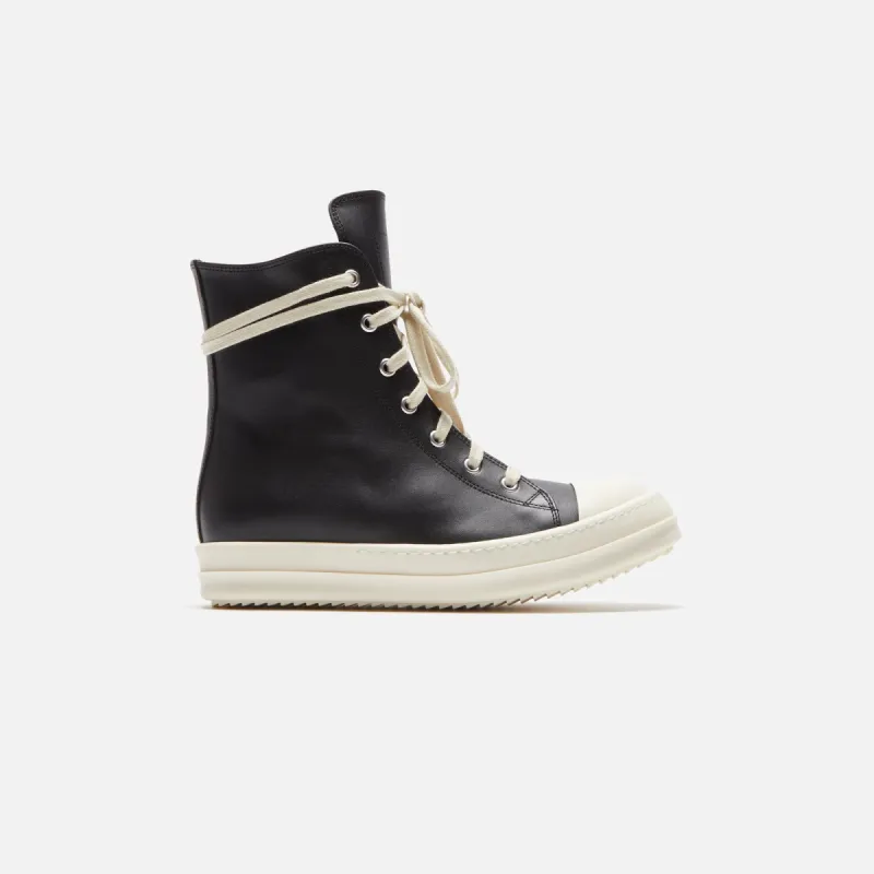 Rick Owens WMNS Scarpe in Pelle Sneakers - Black / Milk sold by Kith