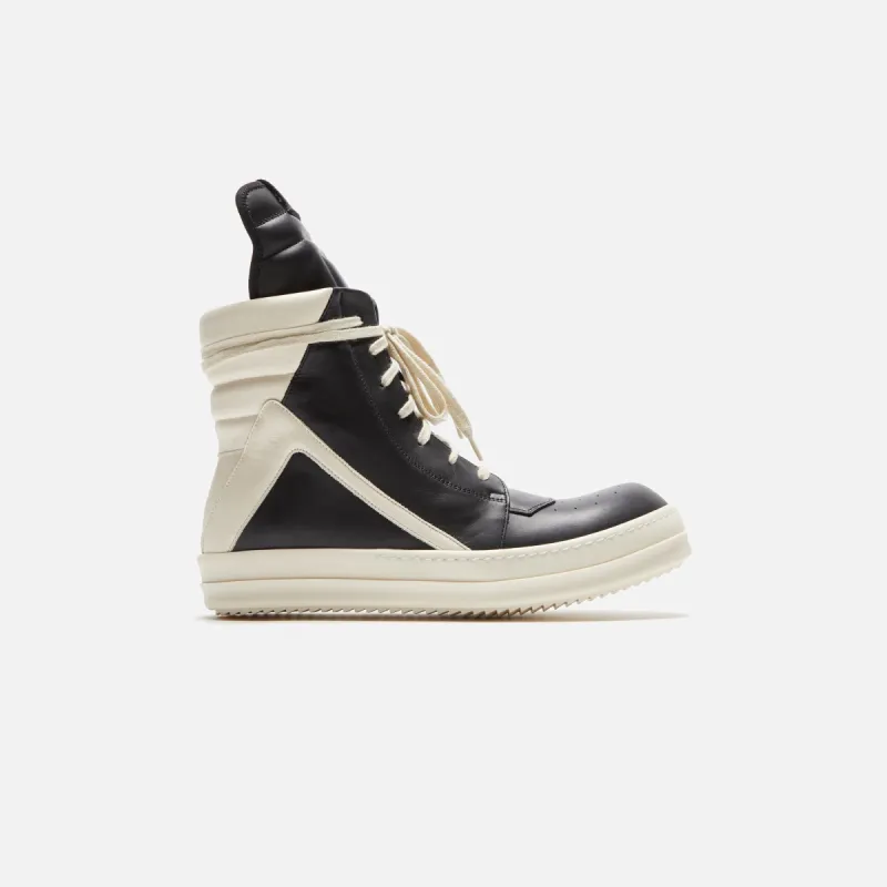 Geobasket Transparent Leather Sneaker in Dust/Milk | Parallel