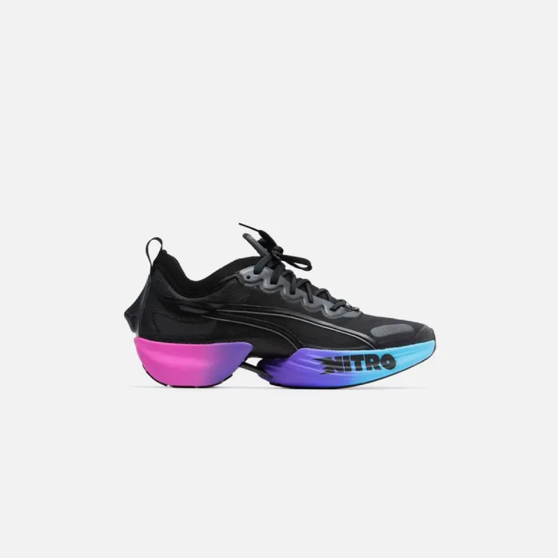 Puma FAST-R Nitro Elite Sunset Puma - Black Luminous / Blue sold by Kith