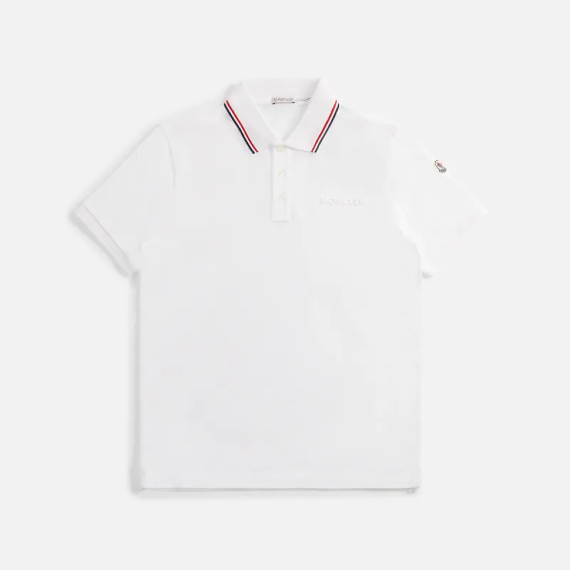Moncler Polo - White sold by Kith