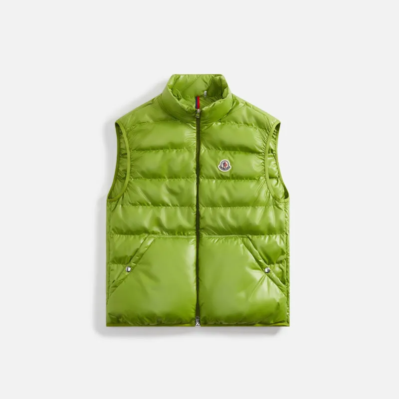 Moncler Aube Vest - Lime Green sold by Kith