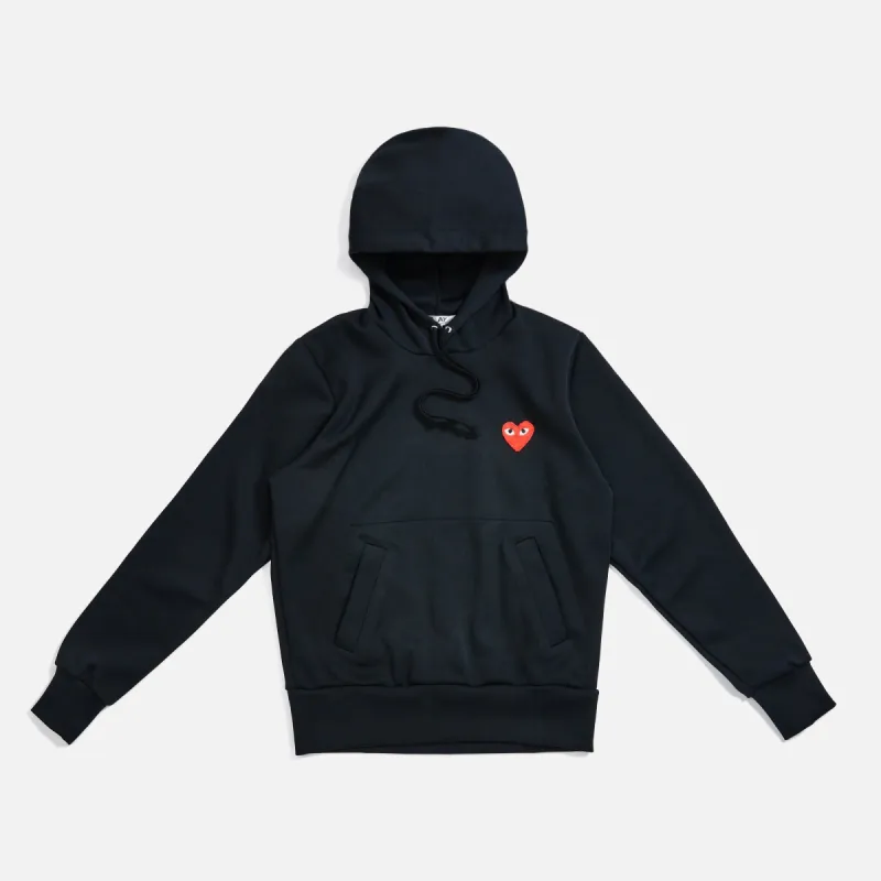 Comme des Garçons WMNS Play Hoodie - Black sold by Kith