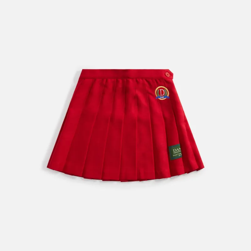 Danzy Tennis Skirt - Red sold by Kith