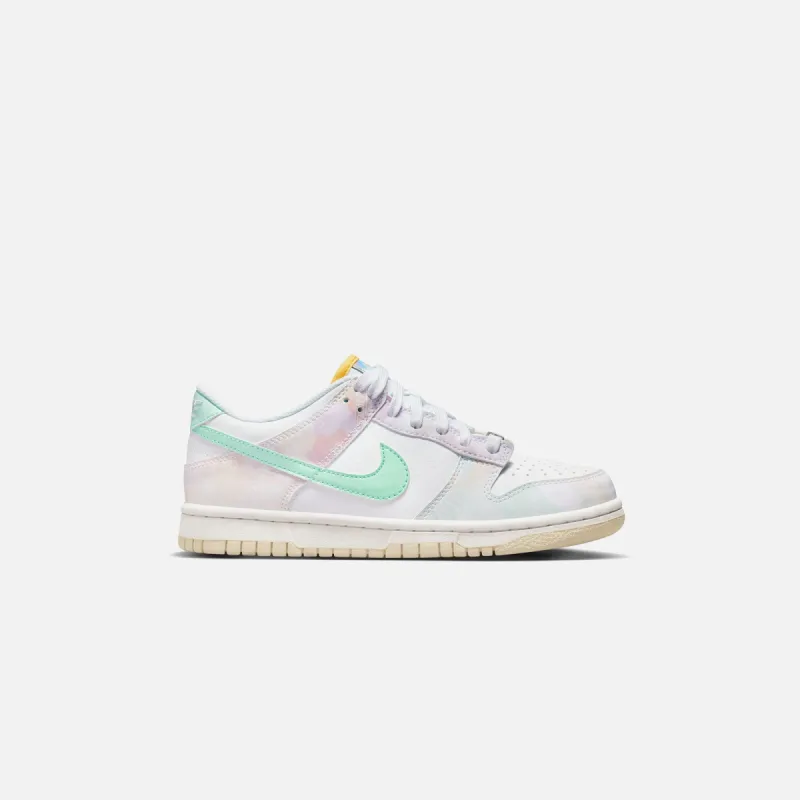 Nike GS Dunk Low GCEL - White / Mint Foam/ Phantom / Topaz sold by Kith