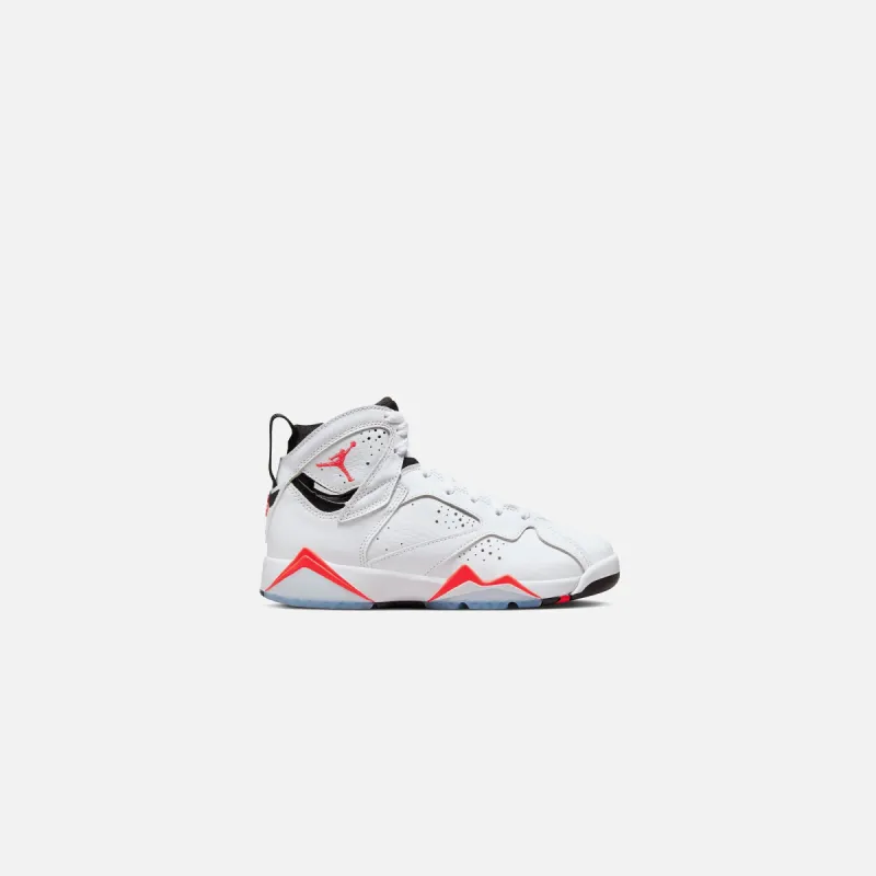 Nike GS Air Jordan 7 Retro Infrared - White / Black / Crimson sold by Kith