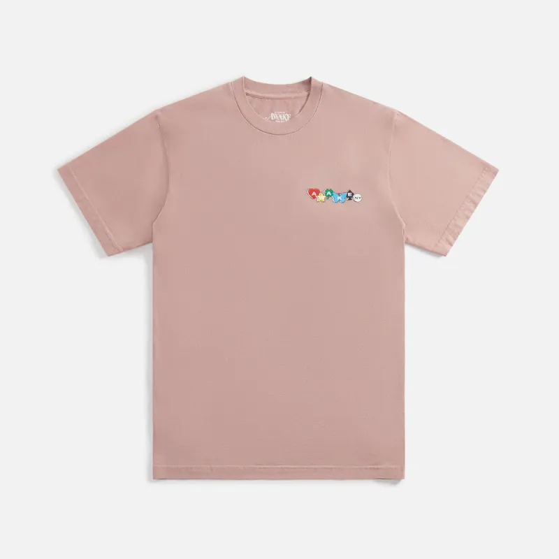 Awake NY Printed Charm Logo Tee - Brown sold by Kith