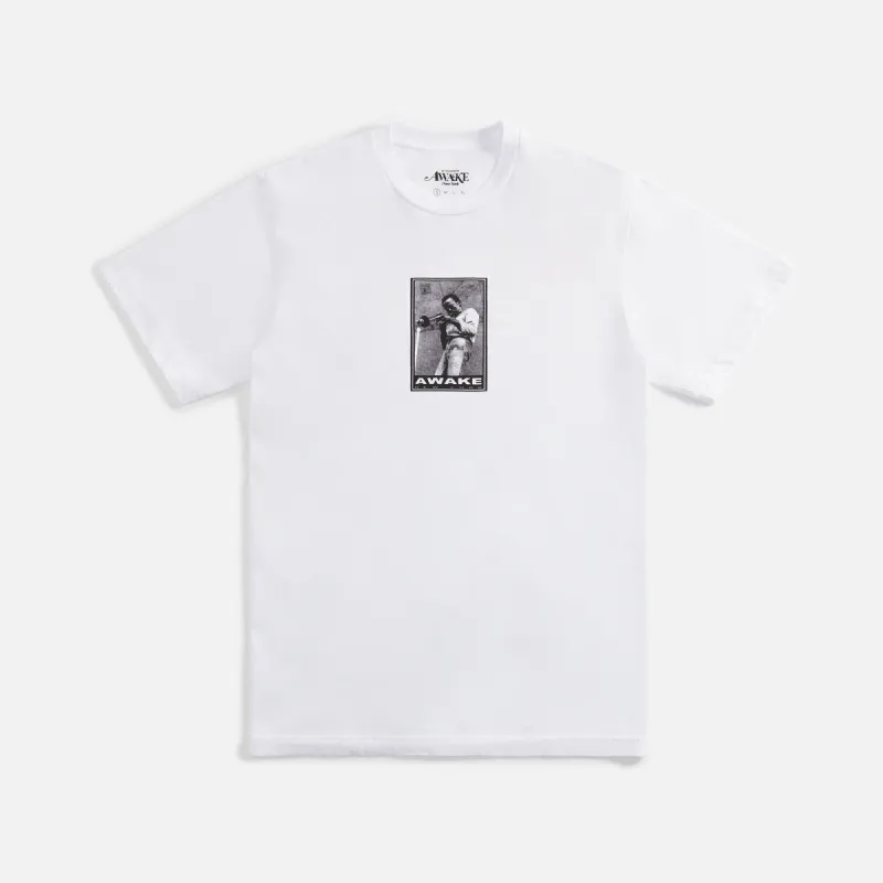Awake NY Miles Davis Printed Tee - White sold by Kith