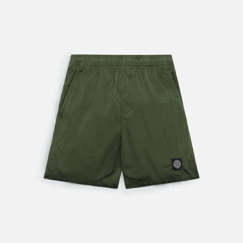 Stone Island Nylon Metal Swim Short - Olive sold by Kith
