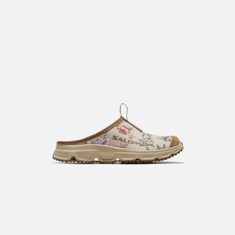 Salomon x Beams RX Slide 3.0 Flowers - Safari / Kangaroo / Toasted sold by Kith