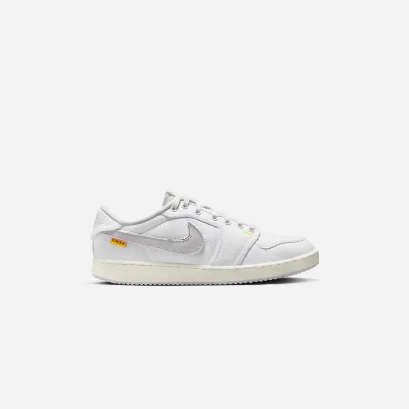 Nike x Union Air Jordan 1 KO Low - White / Sail / University Gold / Neutral Grey sold by Kith