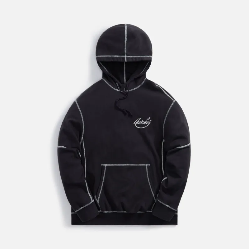 Awake Script Logo Hoodie - Black sold by Kith