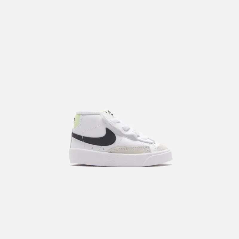 Nike Blazer Mid `77 - White / Black / Barely Volt sold by Kith