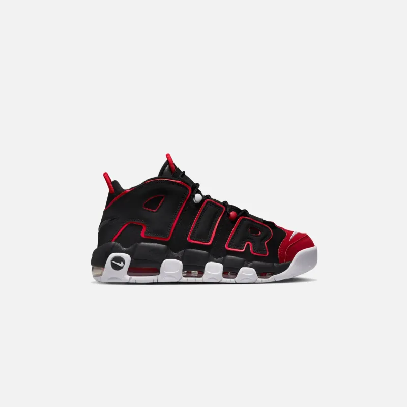 Nike Air More Uptempo `96 - Black / University Red / White sold by Kith