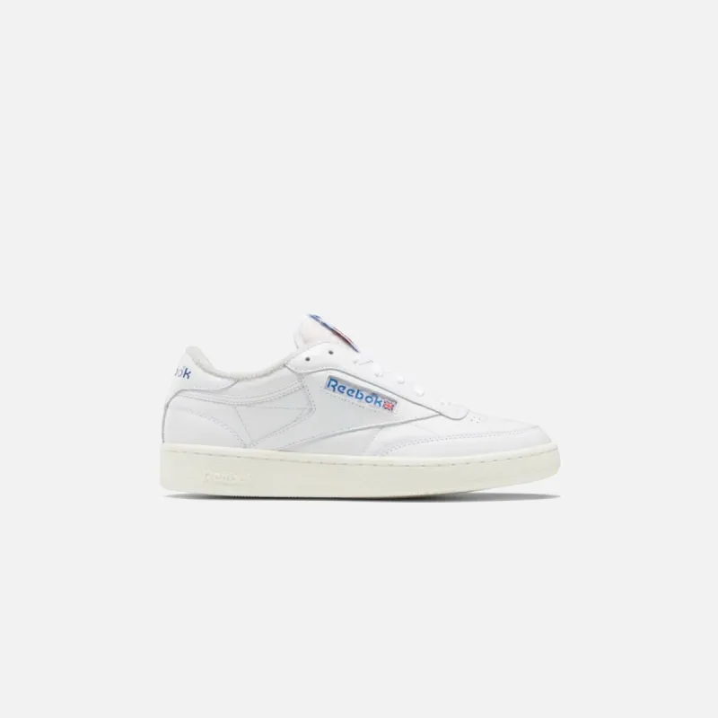 Reebok Club C 85 Vintage Shoes - Cloud White / Chalk / Vector Blue sold by Kith