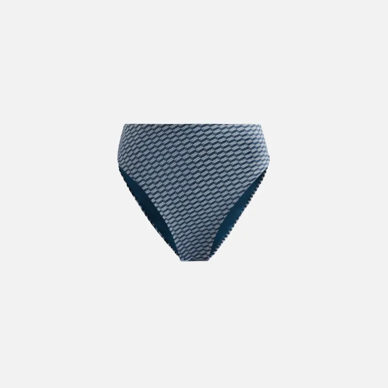 Kith Women Azure Monogram High Waist Bottom - Serpentine sold by Kith